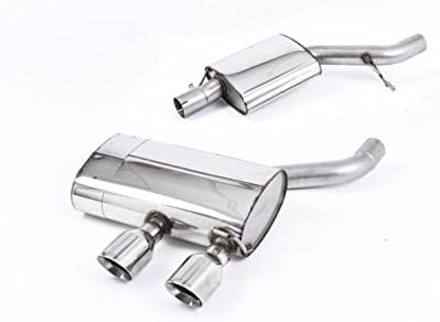 Milltek SSXVW134 2005 Golf MK5 R32 3.2 V6 100mm GT100 Cat-back Resonated