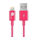 [Apple MFI Certified] 1byone Lightning to USB Cable 3.3 Feet (1 Meter) for iPhone 7 7 Plus 6s 6 Plus 5s 5c 5, iPad mini, iPad Air, iPad Pro, iPod touch 6th Gen / nano 7th Gen, Pink