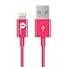 [Apple MFI Certified] 1byone Lightning to USB Cable 3.3 Feet (1 Meter) for iPhone 7 7 Plus 6s 6 Plus 5s 5c 5, iPad mini, iPad Air, iPad Pro, iPod touch 6th Gen / nano 7th Gen, Pink