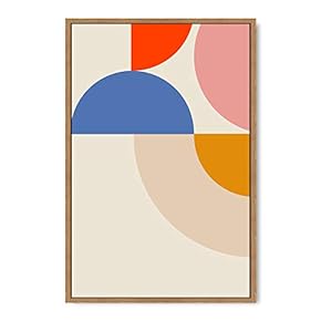 signwin Framed Canvas Wall Art Geometric Illustration Canvas...
