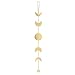 Mkono Moon Phases Garland Wall Hanging Decor for Room Dorm Office, Gold