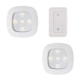 LIGHT IT by Fulcrum 30022-308 5 LED Wireless 3 Piece Lighting System with Remote Control