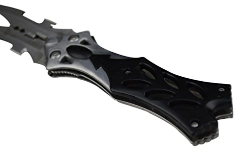 NEW ARRIVAL! 8.5" Dual Twin Blade Fantasy Cosplay Folding Pocket Knife Tactical Combat Dragon