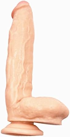 KANGVO 12" Realistic Dil-do With Strong Suction Cup,3 Colors,KV633AS,White