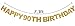 INNORU ™ Happy 90th Birthday Banner Gold Glitter Letters Hang Bunting - 90th Birthday Party Decorations Supplies
