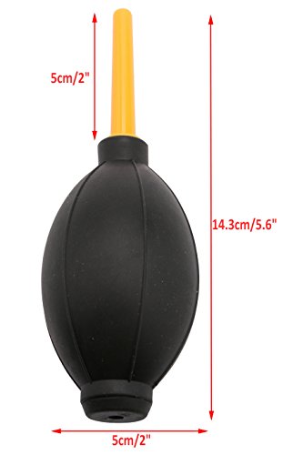 Yeeco 2PCs Air Blower Dust Cleaner for Computer Laptop Keyboard Camera Lens LCD Screen Cleaning (Black) - Thumbnail 4