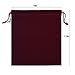 Beautyflier Travel Hair Dryer Bags Cotton Drawstring Bag Container Hairdryer Bag Organization and Storage at Home or Travel … (11.5”x 10” Wine Red)
