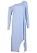 Women Boho Off Shoulder Casual Long sleeve Loose Short Maxi dress Plus Size (2XL)