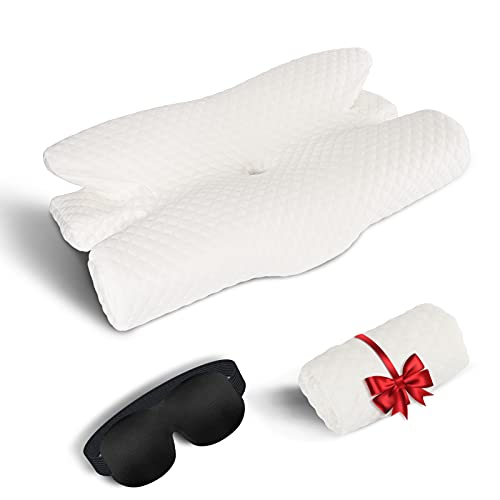 Contour Memory Foam Pillow , Ergonomic Adjustable Cervical Orthopedic