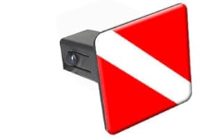 GRAPHICS & MORE Scuba Diver Flag - Diving Tow Trailer Hitch Cover Plug Insert 1 1/4 inch (1.25")