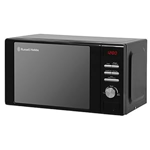 Russell-Hobbs-RHM2064B-20-Litre-800-W-Black-Digital-Heritage-Microwave-with-5-Power-Levels-Automatic-Defrost-8-Auto-Cook-Menus-Clock-Timer-Easy-Clean Russell Hobbs RHM2064B 20 Litre 800 W Black Digital Heritage Microwave with 5 Power Levels, Automatic Defrost, 8 Auto…