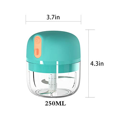 Electric Mini Garlic Chopper,Wireless Mini Chopper Small Food Processor