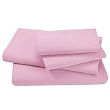 1500 Thread Count King Size 4pcs Bed Sheet Set Egyptian Comfort Deep Pocked Pink