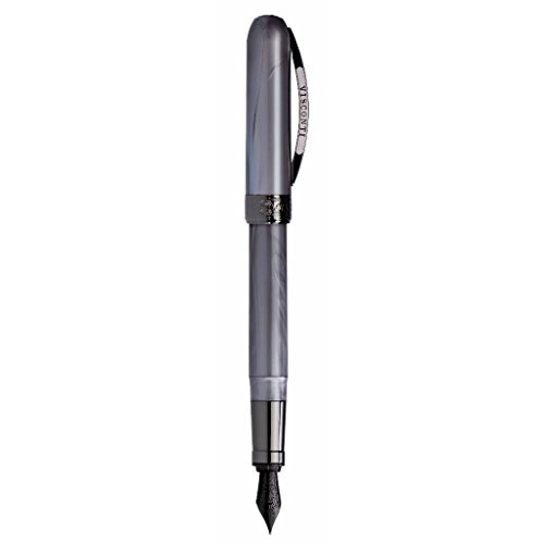 Visconti rembrandt grey fountain pen - fine nib