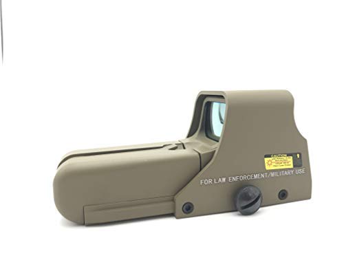 Mini Holographic Reflex Sight Red Dot Rifle Scope Tactical Light Adjustable Brightness Gun Sights Gun Parts Tan Color - Thumbnail 2