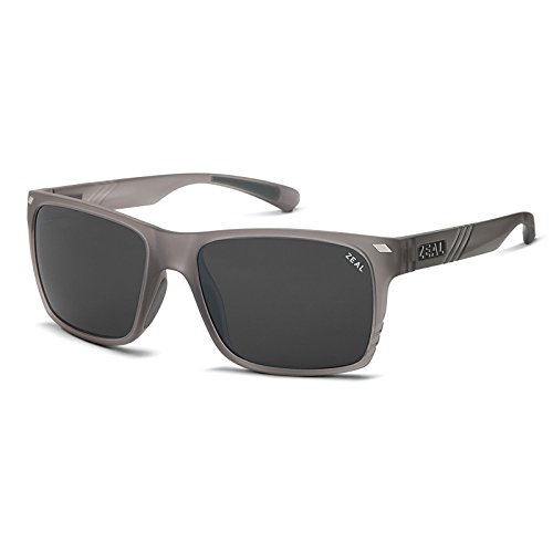 Zeal Optics Brewer Polarized Sunglasses - Granite Grey Frame with Dark Grey Lens