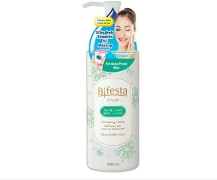 bifesta cleansing lotion acne care