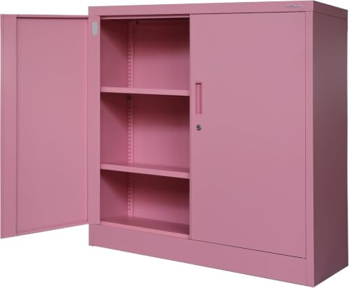 Jan Nowak Aktenschrank Büroschrank Metall, abschließbar, 93x90x40 cm