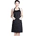 Salon Professional Barber Hair-cutting Apron, Colorfulife Adult Hair Coloring Styling Aprons with Pocket Hairdresser Adjustable Working Clothes Boutique Hair Clothing Hairdressing Wrap T038 (Black)
