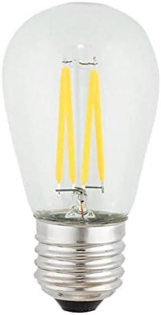 Kodak 41096-UL Edison S-14 Dimmable LED Multi-Filament Light Bulb, 40-watt, E26 Base, 2700K Clear