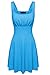 Zeagoo Women Sleeveless Sundress Empire Waist A-Line Summer Casual Tank Dress