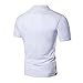 Men's Tee,Neartime Slim Sports Short Sleeve Casual Polo Shirt T-shirts Tops (M, White)
