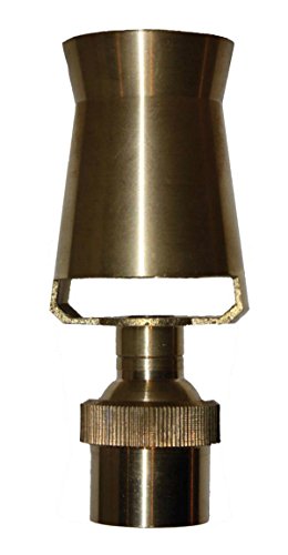 BRONZE FROTHY NOZZLE for Pond Fountain Produces Foaming Geyser Spray - Features Tilt Option and 1 Inch FPT Inlet