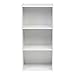 IRIS USA 3 Tier Cube Bookshelf Storage Cubby Shelf, Bookcase, White