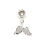 Silvostyle Sterling Silver Love Birds Charm