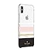 Kate Spade New York New York Charlotte Stripe Case for iPhone Xs Max - Black/Cream/Blush/Gold Protective Hardshell, Charlotte Stripe Black/Cream/Blush/Gold Foil (KSIPH-109-CSBC)