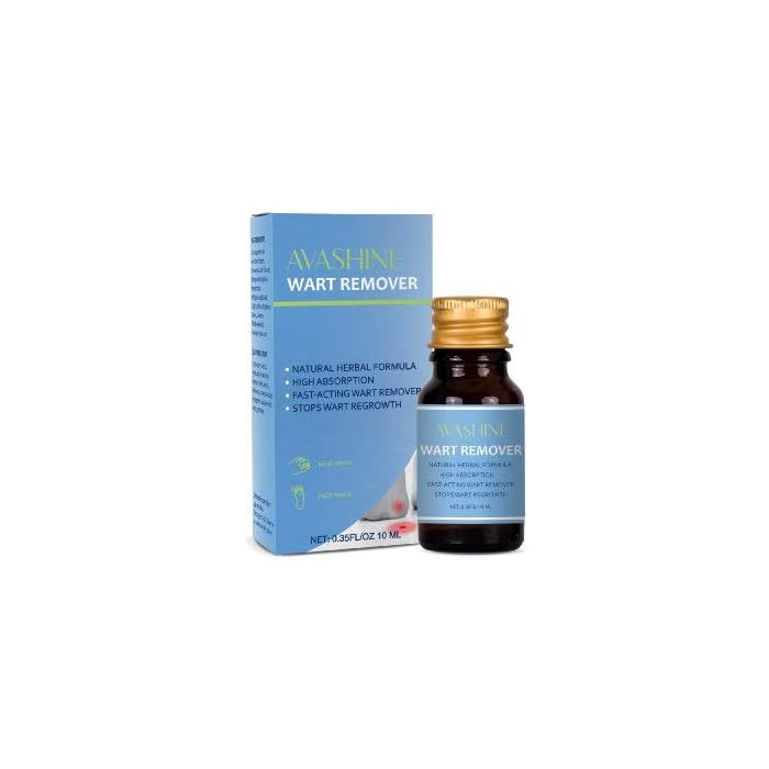Avashine Wart Removal, Painlessly Removes Common, Hand and Plantar Wart Remover, Maximum Strength Wart Liquid, Strong…