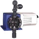 Pulsatron Chemtech Series 100 Diaphragm Metering Pump, 230V, 30 GPD Max, San/PVC/CSPE/Ceramic Liquid End, .44" PVC X .50" PE Tubing, Model X030-XC-AAAA