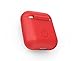 Xberstar Silicone Shock Proof Protective Case Sleeve Skin Cover for AirPods True Wireless Headphone Charging Box (Red)