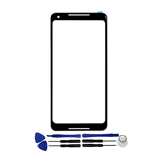 OYOG Replacement for Google Pixel 2 XL Touch Screen Front Outer Glass (No Digitizer LCD) (Black)
