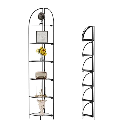 Crofy 6-tier Foldable Corner Shelf