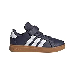 adidas Grand Court 2.0 Elastic Lace Sneaker, Shadow
