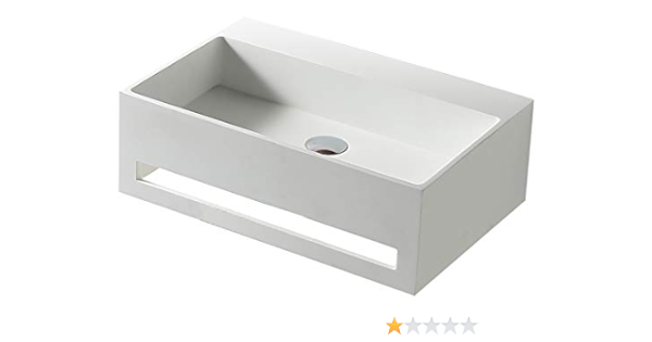 Pared Lavabo twg02 de mineral fundido Solid Stone con ...