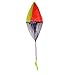 FunsLane Tangle-Free Toy Parachute with Light, Kids Hand Throw Parachute Toy Classic Fly Toys for Children Outdoor Play Game Toy, Random Color