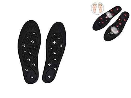 Magnetic Insoles, 1 Pair Magnet Acupressure Shoe Insoles Health Foot Magnetic Massage Insoles Shoe/Boots Pads for Men Women Promote Relieving Circulatory Fatigue (M(36-41))