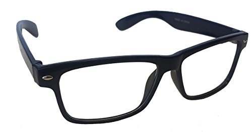 Fashion Retro Unisex Mens Womens Clear Eyeglasses with free Carrying pouch