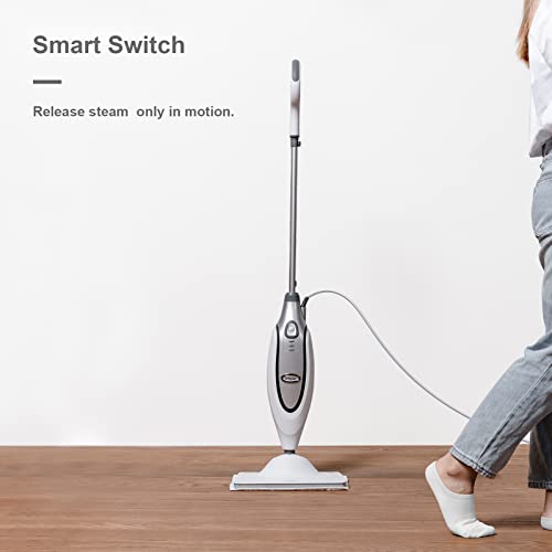 OApier S6 Steam Mop, Professional Floor Steamer S3601, 16oz Large Water