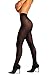 sofsy Italian-Made 40 Den Black Opaque Solid Color Tights for Women | Ultra-Soft, Durable, Run-Resistant High-Waist Pantyhose - Large