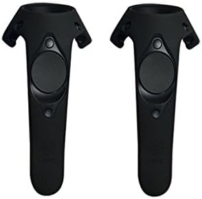 Hurricanes Protective GelShell Silicone Wand Skin Protector For HTC VIVE Virtual Reality VR Device Controller - Black