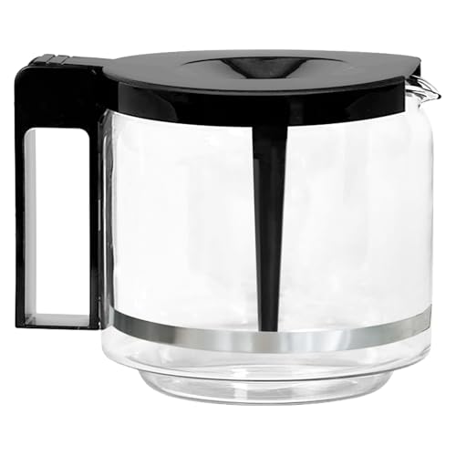 Photo 1 of Coffee Carafe Compatible With Moccamaster Carafe 89830, Compatible with moccamaster KBG Brewers, 10-Cup Coffee Pot, 1.25L/40oz, Reinforced with a Metal Ring at the Bottom.