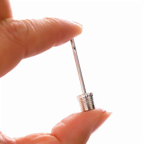 Ball Pump Inflating Needle Sports Equipment Parts Accessories for Football and Basketball, 20 Pcs - Thumbnail 4