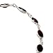 NOVICA Artisan Handmade Garnet Tennis Bracelet .925 Sterling Silver India Red Link Style Birthstone 'Romantic Red'