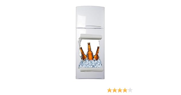 Pegatinas 3D Vinilo para Frigorífico Hueco Cerveza Varias Medidas ...