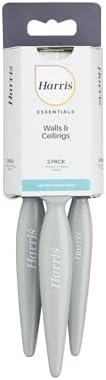 Harris Essential Paint Brush Pack 3pk 1" 1.5" 2" Synthetic Filament Walls view 2