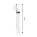 CARESHINE 4pcs Disposable Dental Irrigation Syringe with Curved Tip 12CC (USPS)