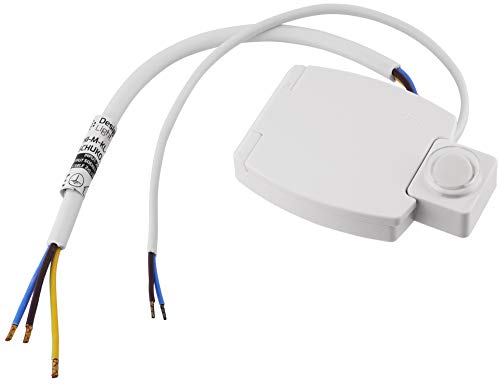 Möbel Einbausteckdose IP44 mit Schalter - All-in-One - naturweiß – Bild 3